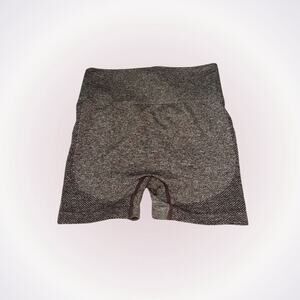 Brown Scrunch Seamless Bike Shorts | Sz S